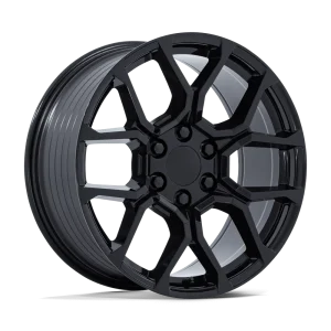 OE Creations – PR233 – Black – 20″x9″ 24mm – All weather Wheels – PR233BX20906124